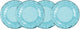 Gimex - ligne stone - assiette creuse - opale - 4 pièces