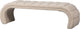 Banc de circulation Woood - tissu - naturel - 47x163x51