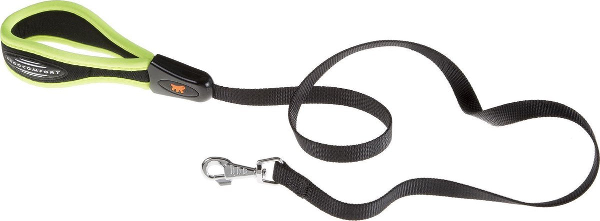 Ferplast ergocomf laisse pour chien 1,5 x 120 cm nylon PU vert