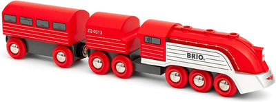 Train à grande vitesse rouge Brio - 33557
