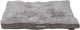 Scruffs cosy - coussin pour chien confortable - avec doublure extérieure en suède imitation et doublure intérieure super douce - gris - 82 x 58 cm