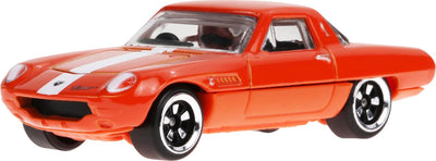 Hotwheels hrt00, voiture de course, 3 ans, métal, plastique, orange, blanc