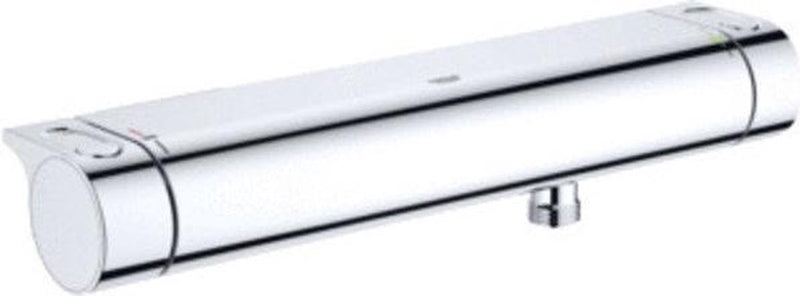 Grohe Grohtherm 2000 nouveau robinet de douche thermostatique - cooltouch - 12cm - sans raccords - chrome - 34171001