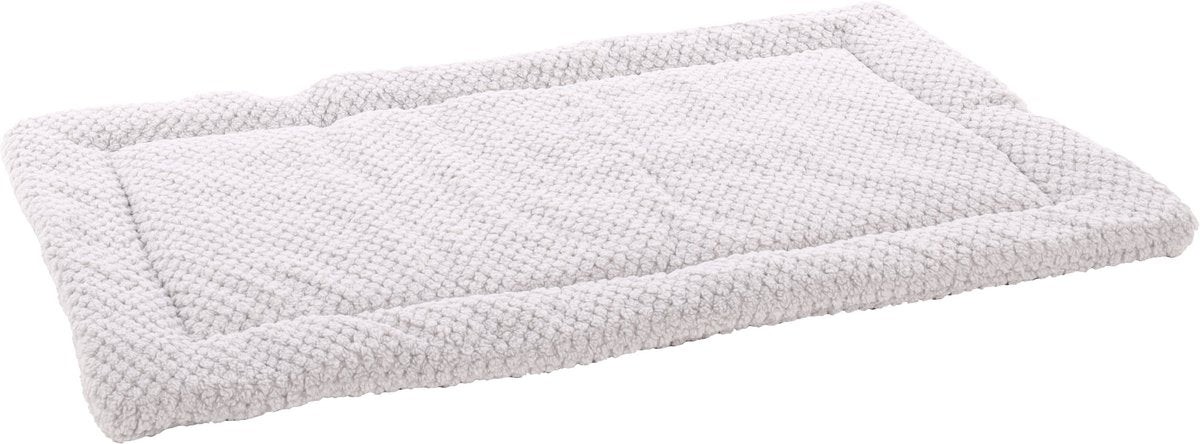 Coussin pour chien Flamingo - coussin de banc - coussin pour chien 100,5 x 63,5 cm - convient pour cage pour chien et coussin pour chat - jacquard rectangulaire gris