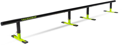 Madd Gear Grind Rail - mgp - 99 pouces 251 cm - pour trottinettes freestyle, skateboards skates - acier - facile à assembler