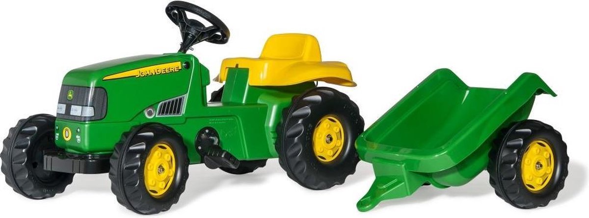 Rolly Toys Stair Tracteur Rollykid John Deere Junior Green Jaune