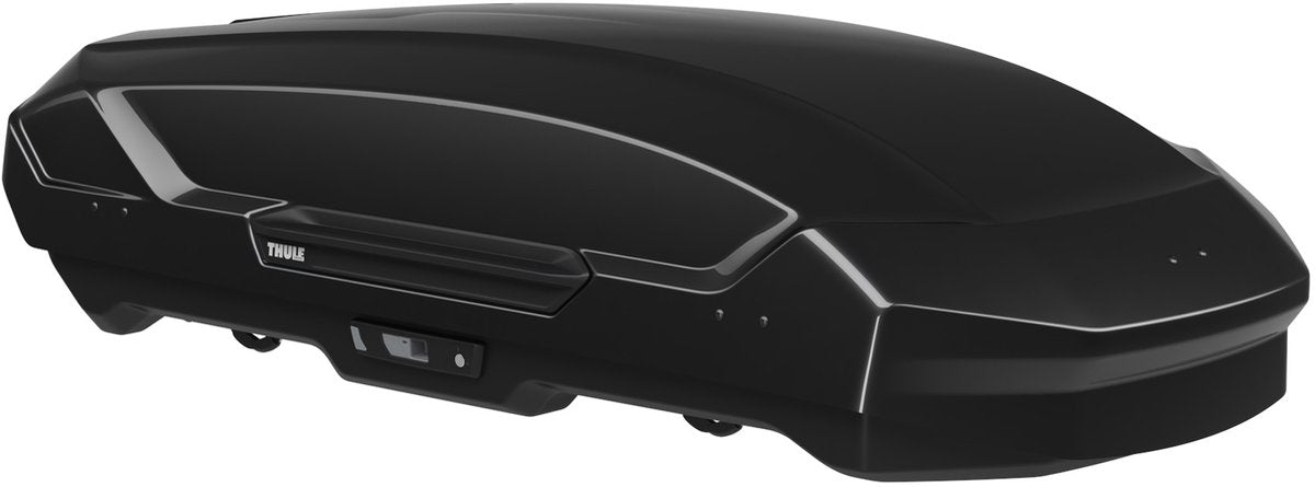 Thule motion 3 m noir brillant - coffre de toit - ouverture 2 côtés - capacité de charge 75kg - capacité 390 l