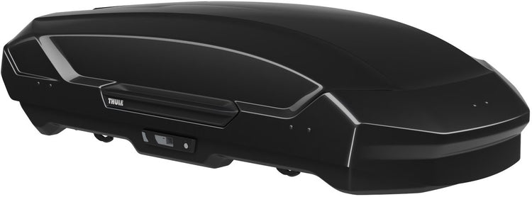 Thule motion 3 m noir brillant - coffre de toit - ouverture 2 côtés - capacité de charge 75kg - capacité 390 l
