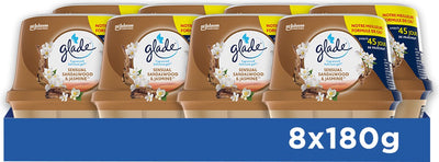 Glade gel de bain parfumé sensuel bois de santal jasmin
