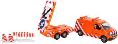 Transporter Kids Globe Globe VW avec camion de flèche et cassé léger