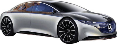 Maisto Mercedes EQS, voiture bleue 1:24