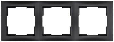 Ion industries cadre de recouvrement 3 voies - e1 noir mat (80.302.316)