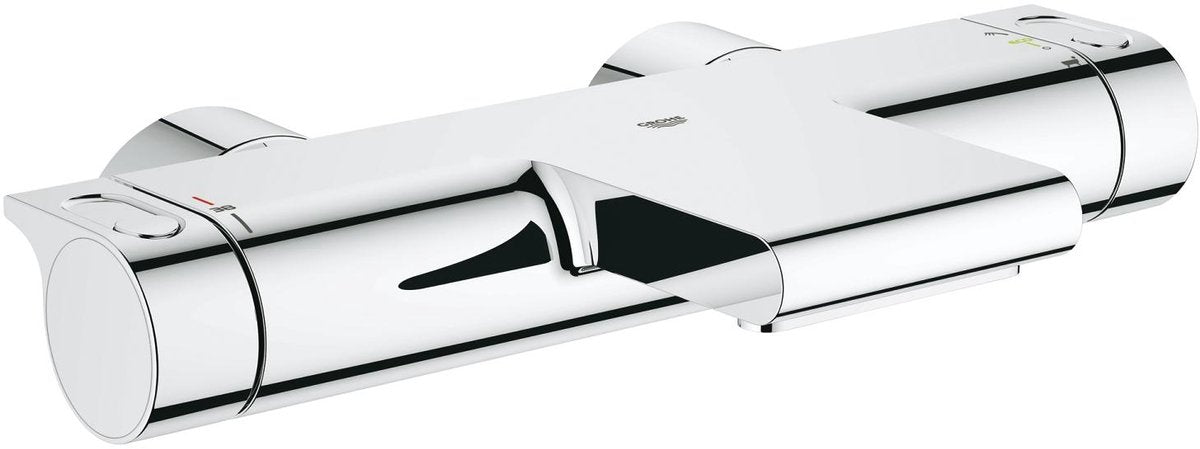 Robinet de bain thermostatique Grohe Grohtherm 2000 - 15 cm - économie d'eau - avec technologie cooltouch - chrome