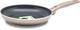 Poêle Greenpan Cambridge 24 cm - revêtement antiadhésif sans PFA - poêle à induction - poêle en céramique - passe au four jusqu'à 180°c - poignées froides - bronze