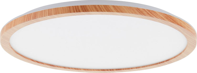 Brilliant tuco - plafonnier - led 21w - 2700k - 3 niveaux de gradation 100%-50%-25% - effet bois