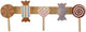 Bloomingville mini porte-manteau rudy - porte-manteau enfant