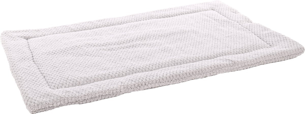 Coussin pour chien Flamingo - coussin de banc - coussin pour chien 116 x 69 cm - convient pour cage pour chien et coussin pour chat - jacquard rectangulaire gris