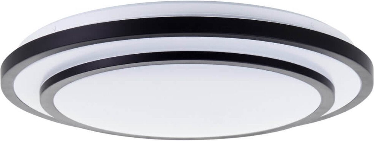 Brilliant luciano - plafonnier - LED 36w - noir