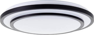 Brilliant luciano - plafonnier - LED 36w - noir