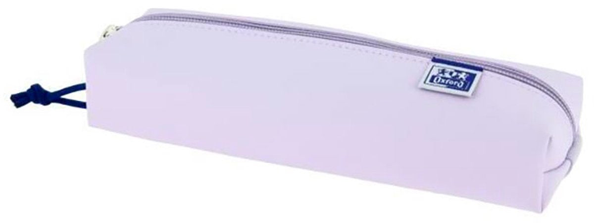 Trousse à stylos Oxford Live Go rectangulaire violet pastel