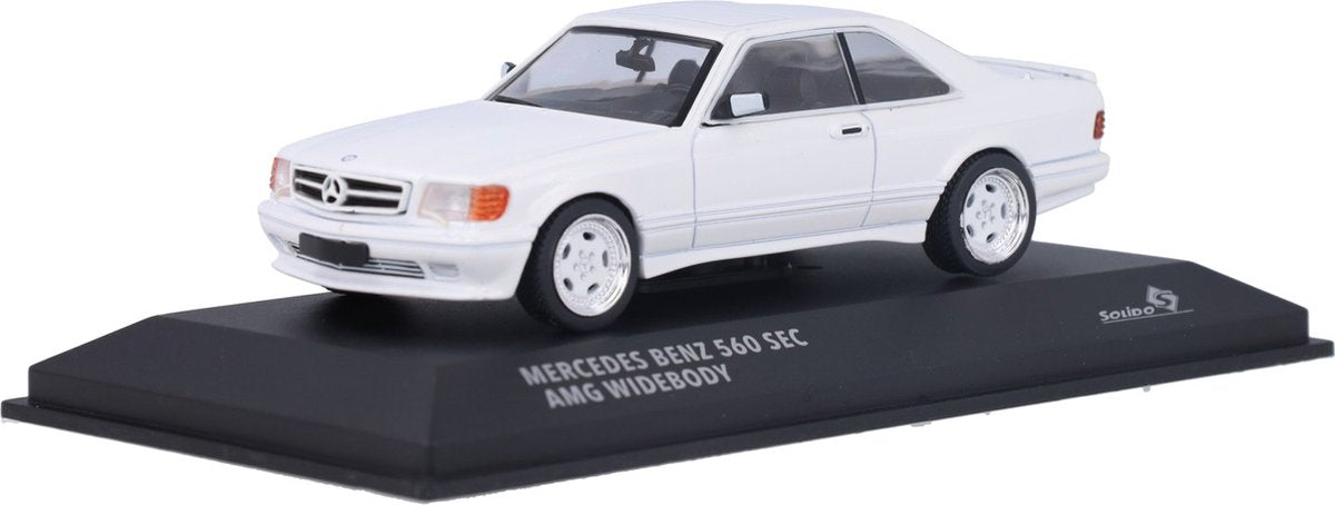 Aucune marque de voiture Mercedes-Benz 560 sec AMG 'wide body' Solido modèle de voiture 1:43 1990 S4310904 modèle réduit