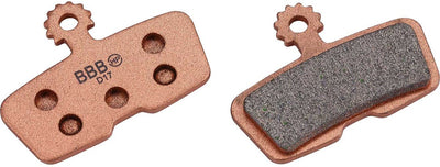 Plaquettes de frein frittées Bbb Cycling Disc Stop - Plaquettes de frein à disque - Compatibles avec les freins à disque SRAM Avid - Cuivre - BBS-442S