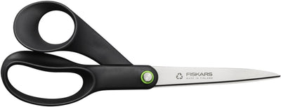 Ciseaux de bureau Fiskars - ciseaux universels - coupe droite - 21 cm - noir, acier inoxydable