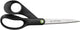 Ciseaux de bureau Fiskars - ciseaux universels - coupe droite - 21 cm - noir, acier inoxydable