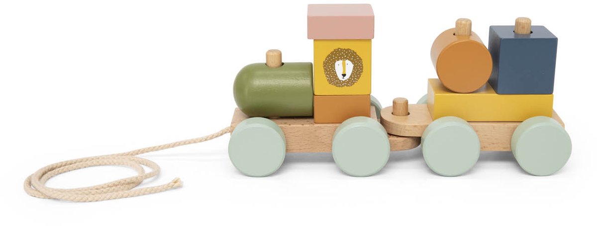 Mini train animalier en bois Trixie – 18 m+ – Bois FSC – joli comme cadeau d'anniversaire