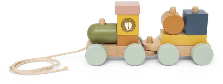 Mini train animalier en bois Trixie – 18 m+ – Bois FSC – joli comme cadeau d'anniversaire
