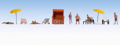 Ni la plage, figurines du monde thématique