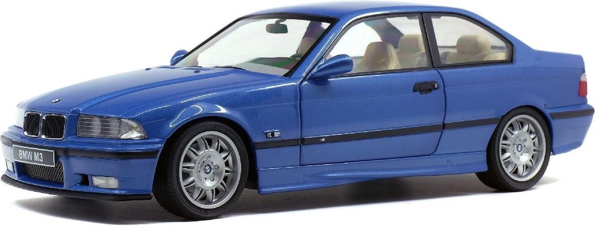 Solido BMW E36 Coupé M3 Bleu 1:18 voiture