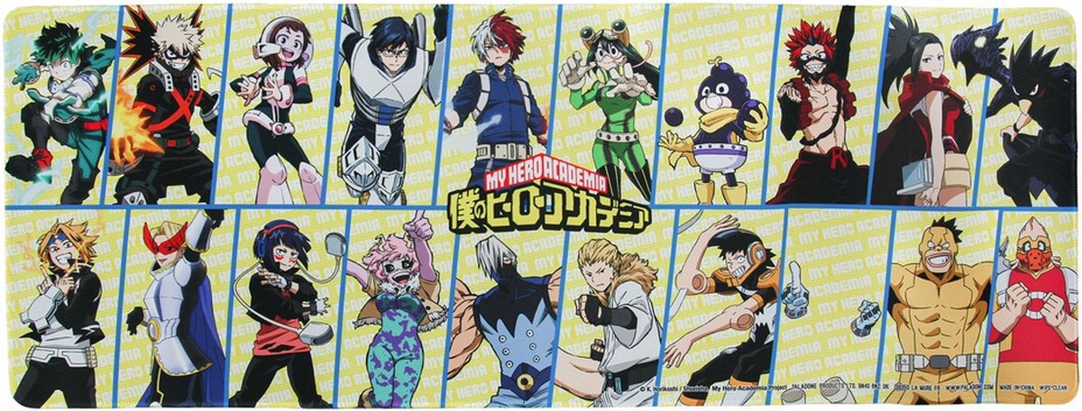 Paladone my hero academia tapis de bureau personnages (divers) neuf