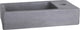 Fontaine à force Differnz 40x22x8cm 1 trou de robinetterie béton