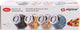Alpin | bocaux de conservation en verre avec couvercle | set de 4 pots émaillés avec dexel | pots à épices | pots de bonbons |