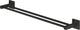 Porte-serviettes double Grohe quickfix start cube - 654 mm - deux rails - noir mat