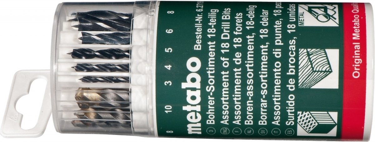 Accessoires Metabo - Jeu de forets 18 pièces 627190000