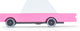 Candylab toys candycar world : berline rose (f236) 8,9x4,1x3cm, moulé sous pression en bois, magnétique, dans une boîte cadeau, 3+