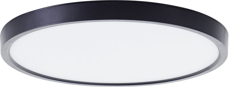Brilliant lotti - plafonnier - ø 30 cm - led 21w - 2500lm - 3000k - rgb - dimmable - télécommande - minuterie - veilleuse - tuya - noir