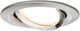 Paulmann lampe encastrable LED nova plus coin lampe simple orientable ronde 84 mm 50° coin 6w 470lm 230v dimmable 2700k acier brossé