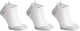 Rogelli core chaussettes de course - pack de 3 - blanc gris - 40 43