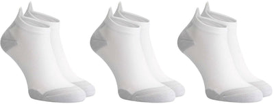 Rogelli core chaussettes de course - pack de 3 - blanc gris - 36 39