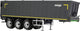 Wiking 077658 Chariot roulant Krampe SB II 30 1070, modèle, 1:32, métal plastique, à partir de 14 ans, nombreuses fonctions, hayon mobile, supports extensibles, gris