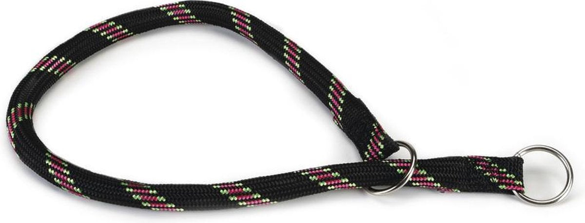 Beeztees - collier pour chien - rond - nylon - noir - 60 cm x 13 mm