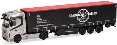 Herpa Mercedes Benz Actros L G. g.sz. expédition popov