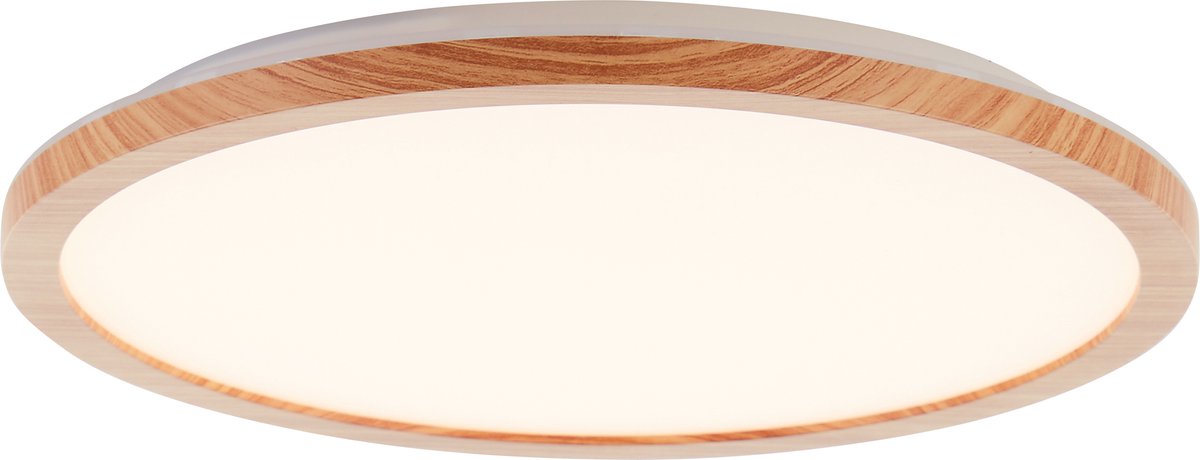 Brilliant tuco - plafonnier - led 16w - 3000k - effet bois