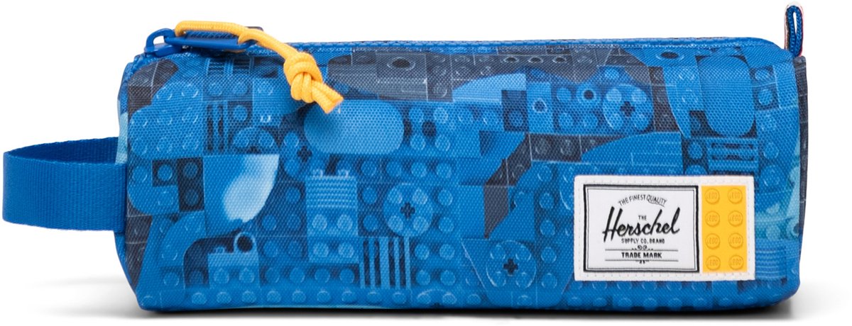 Trousse à crayons Herschel Lego Settlement Little - briques abstraites bleues