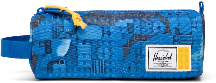 Trousse à crayons Herschel Lego Settlement Little - briques abstraites bleues