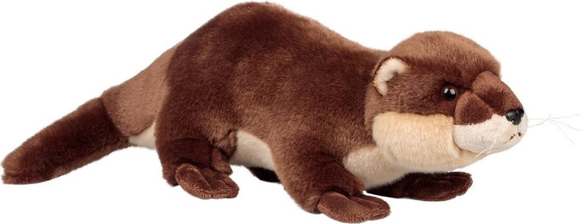 Tobar peluche peluche loutre de rivière 43 cm - jouets animaux aquatiques peluches