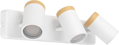 Spot Eglo consuma - salle de bain - gu10 - 40 cm - blanc marron